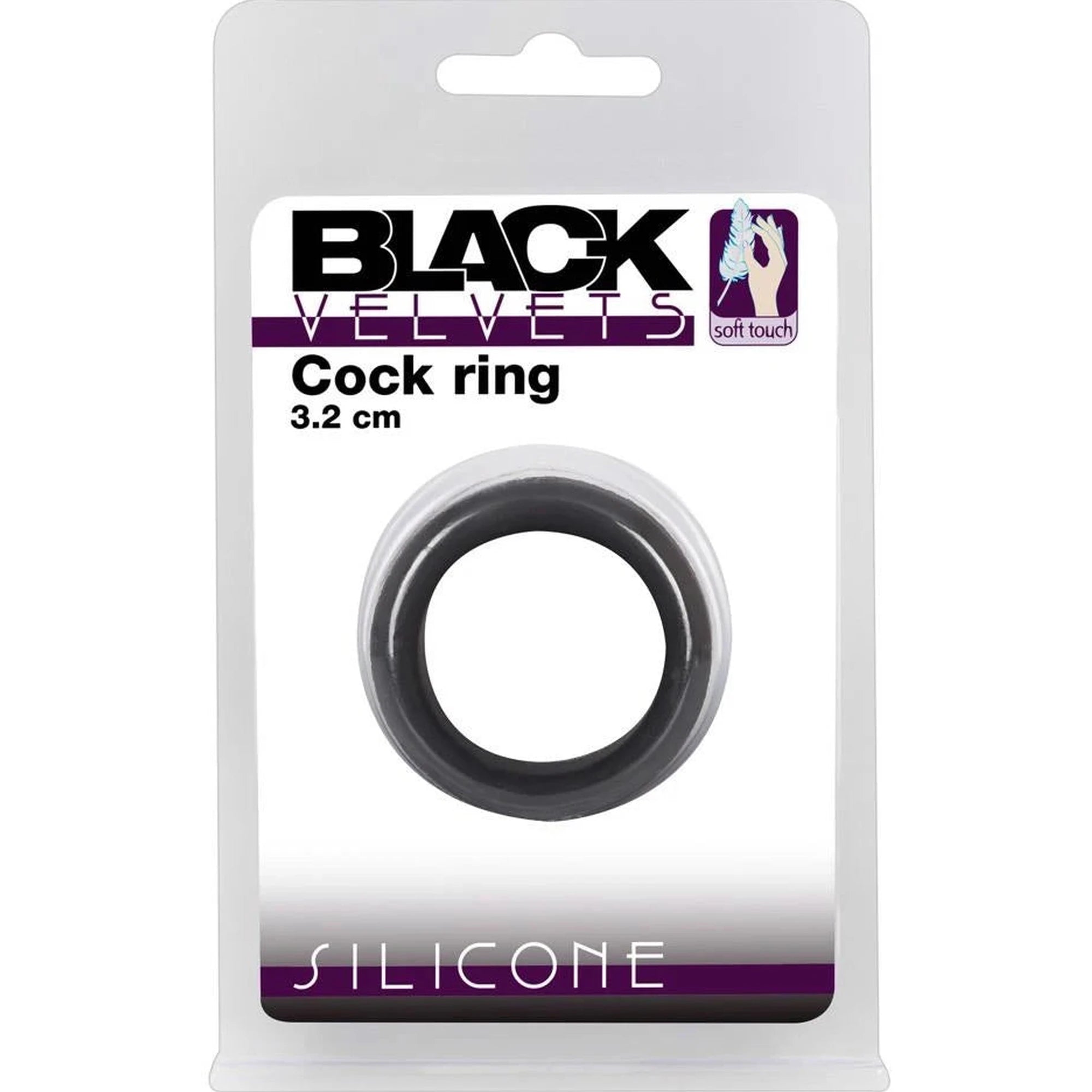 Anneau pénien Black Velvets 3,2 cm