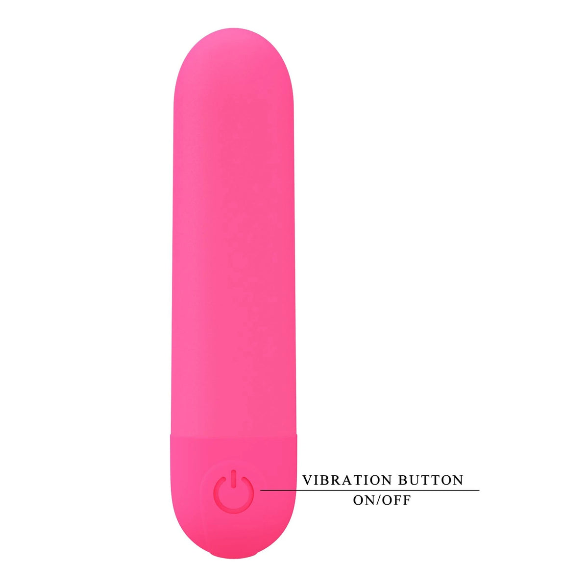 Mini vibratore Stefan 10 funzioni – ricaricabile, fucsia | Pretty Love