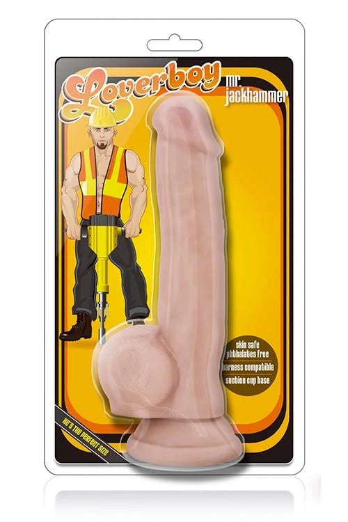 Dildo realistico Loverboy MR Jackhammer – con ventosa | Blush