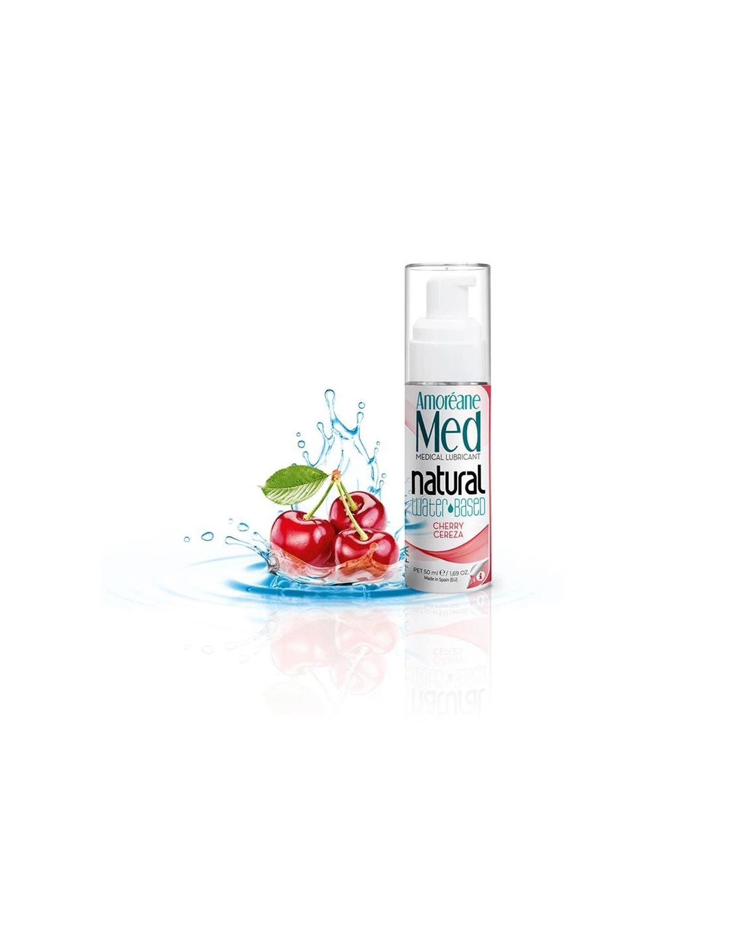 Lubrifiant à base d'eau AM.Cherry au phytoplancton 50ml