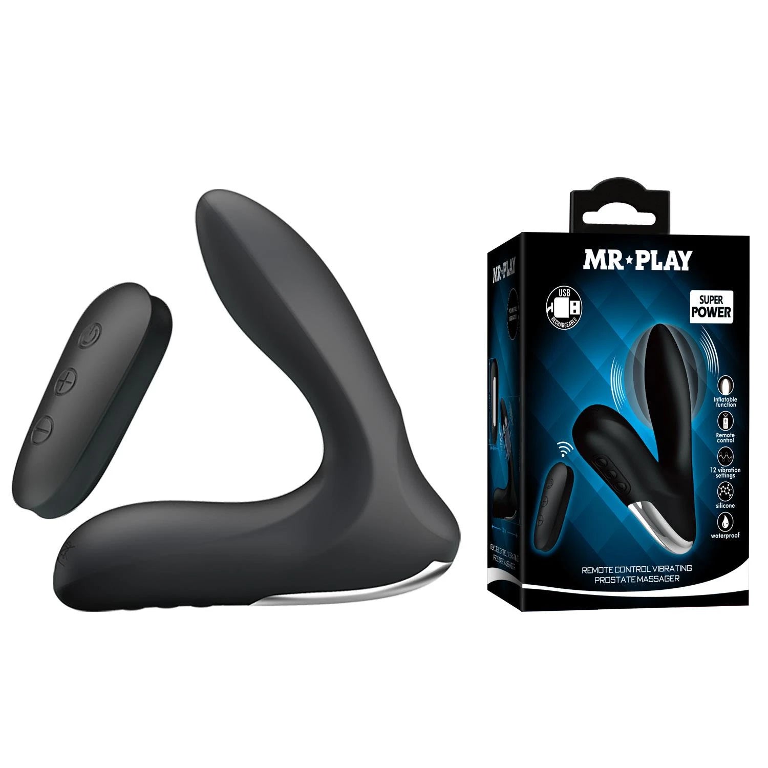 Télécommande vibrante pour masseur de prostate Mr. Play
