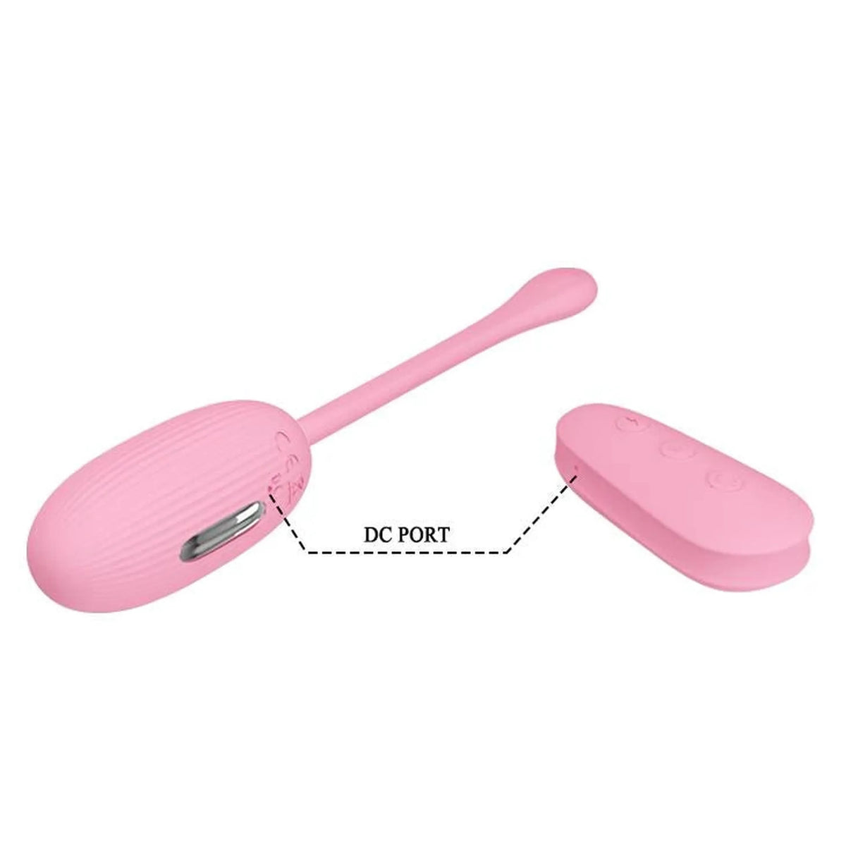 Vibro-Ei Shock – mit Fernbedienung, wiederaufladbar, rosa | Pretty Love
