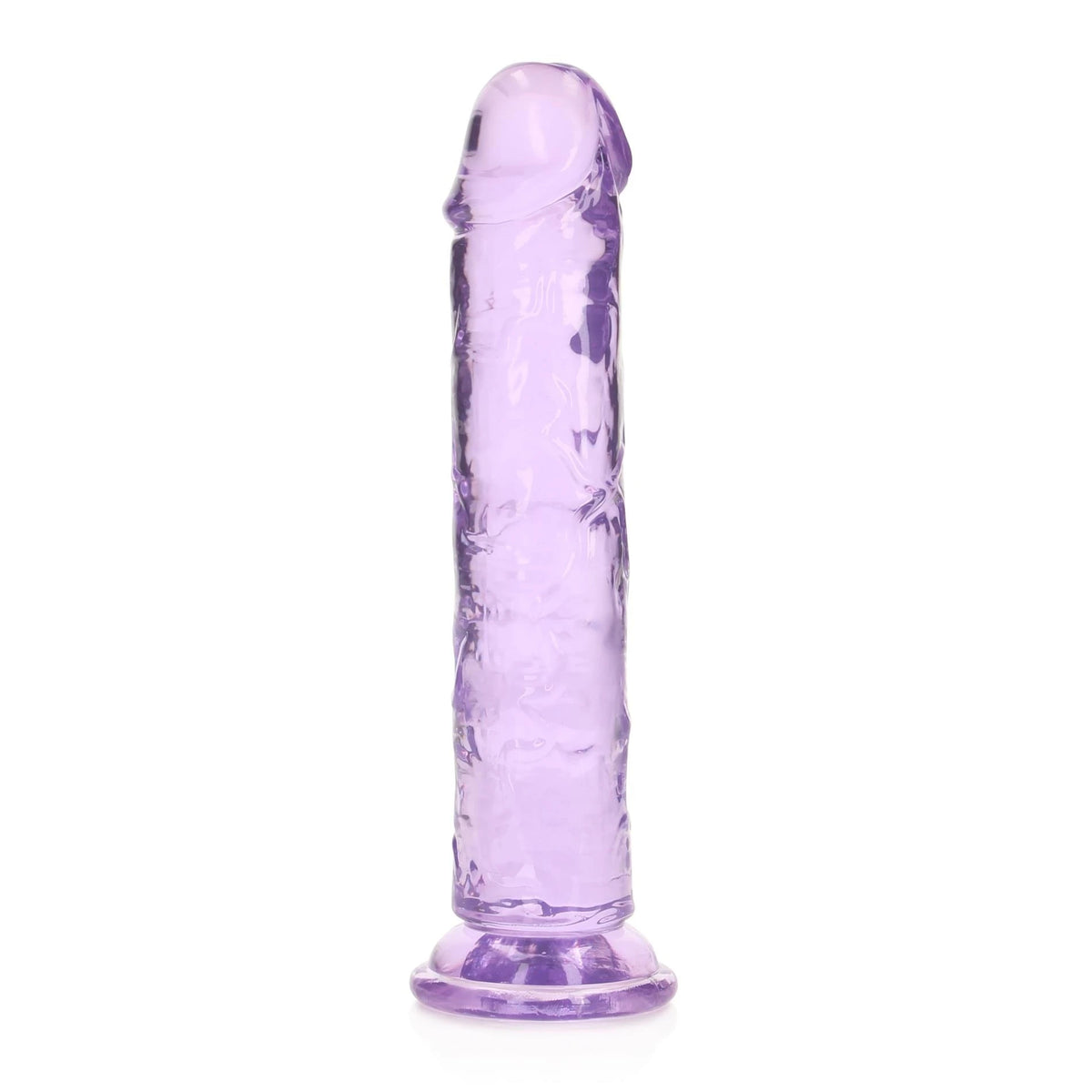 Consolador realista Straight – con ventosa, morado 5.5 cm | RealRock