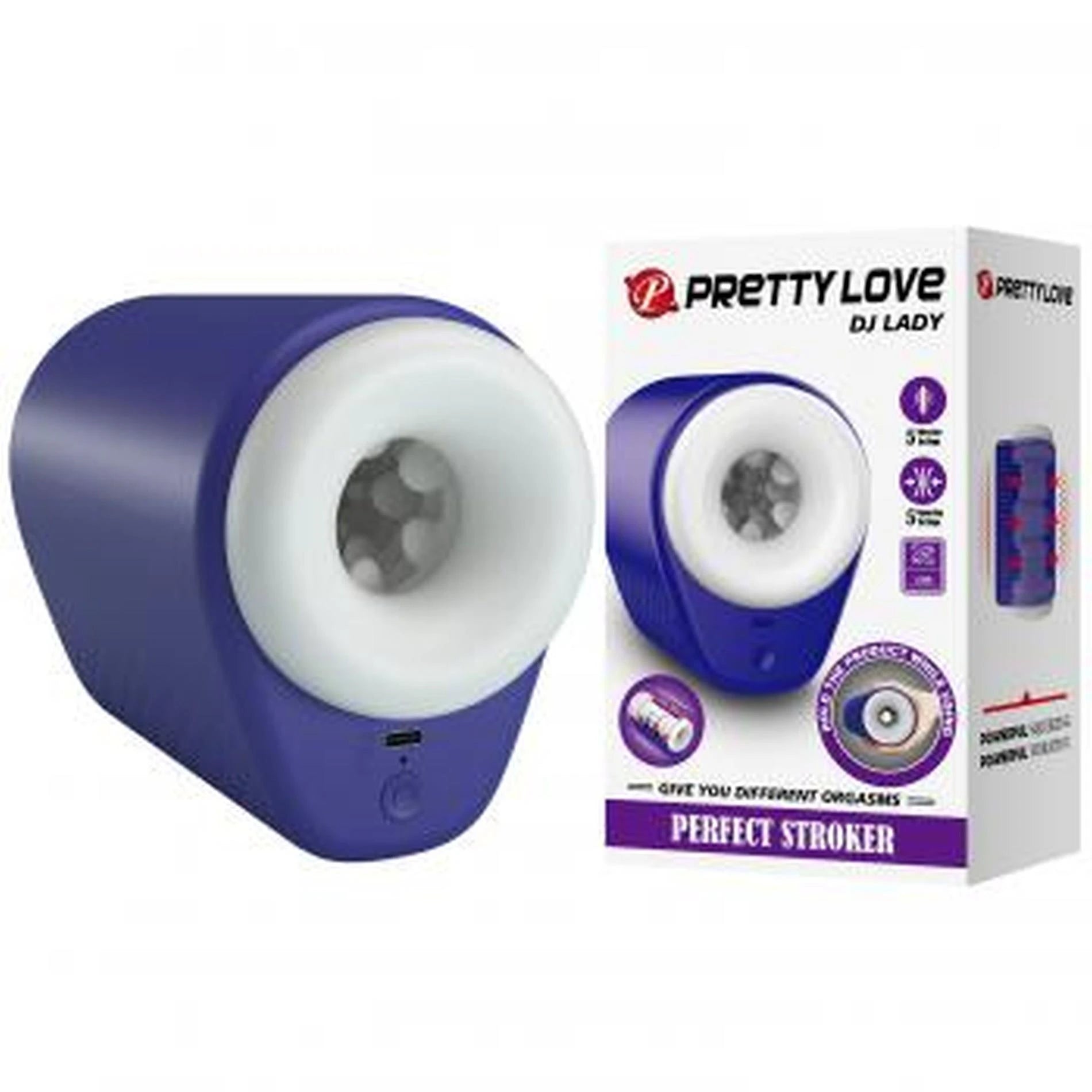 PRETTY LOVE - Dj Lady, 5 fonctions de vibration 5 réglages de resserrement