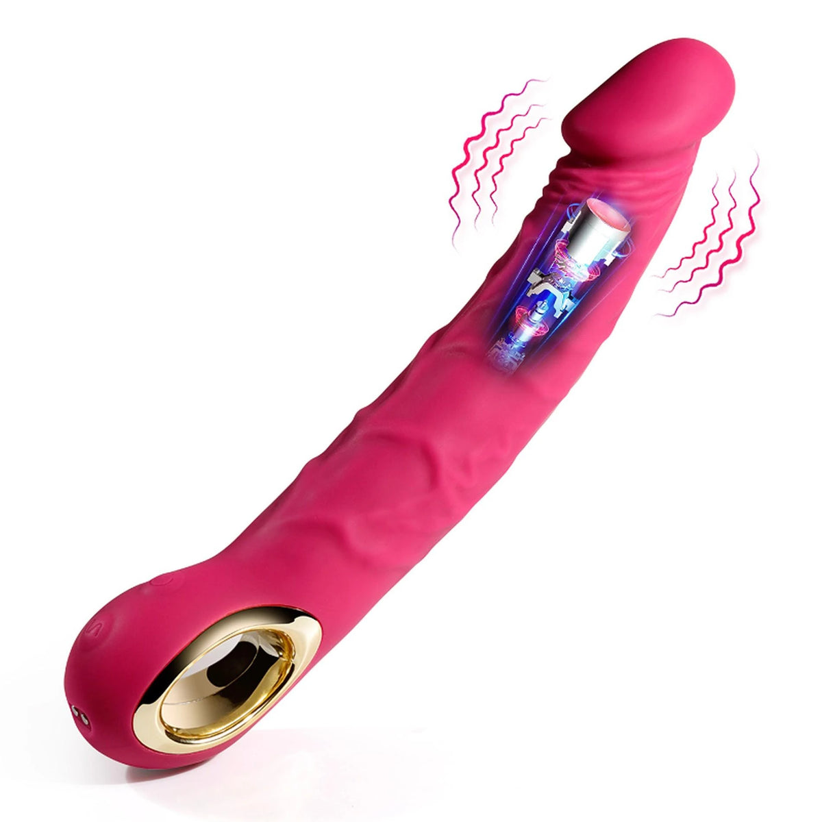 Vibrador realista 10 funciones – recargable, fucsia | Favorites