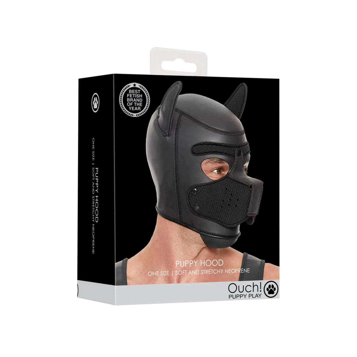Máscara Neoprene Puppy – negra | Ouch!