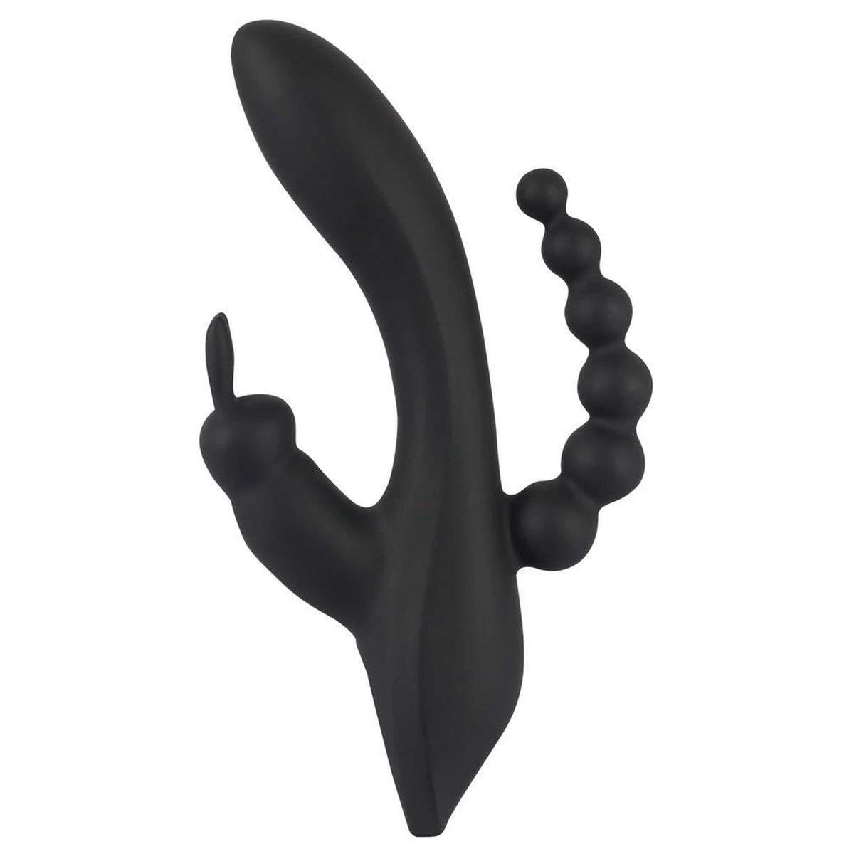 Vibrador punto G Triple 7 funciones – recargable, doble, negro | Sweet Smile