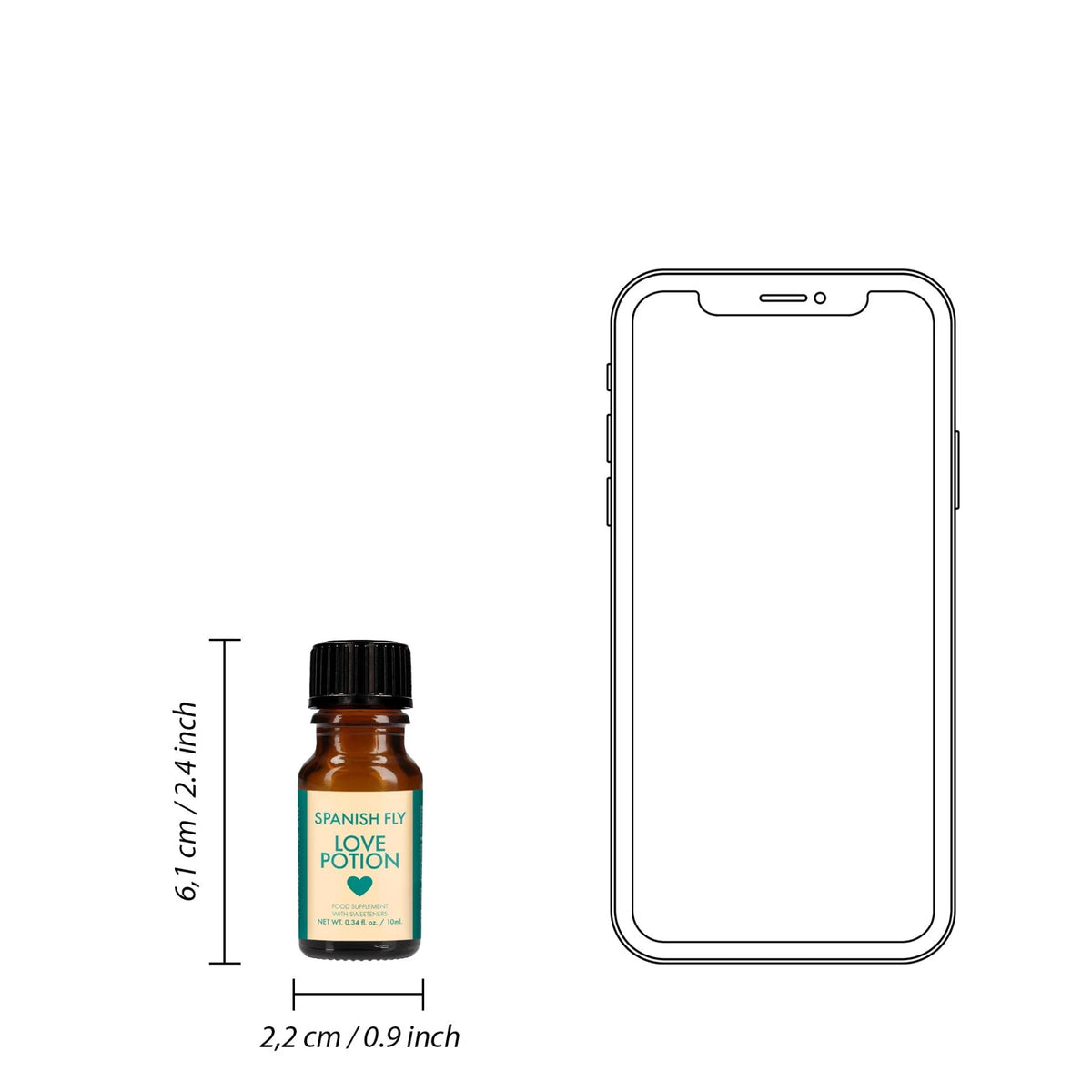 Integratore Spanish Fly Potion 10 ml 3.1 cm | Pharmquests
