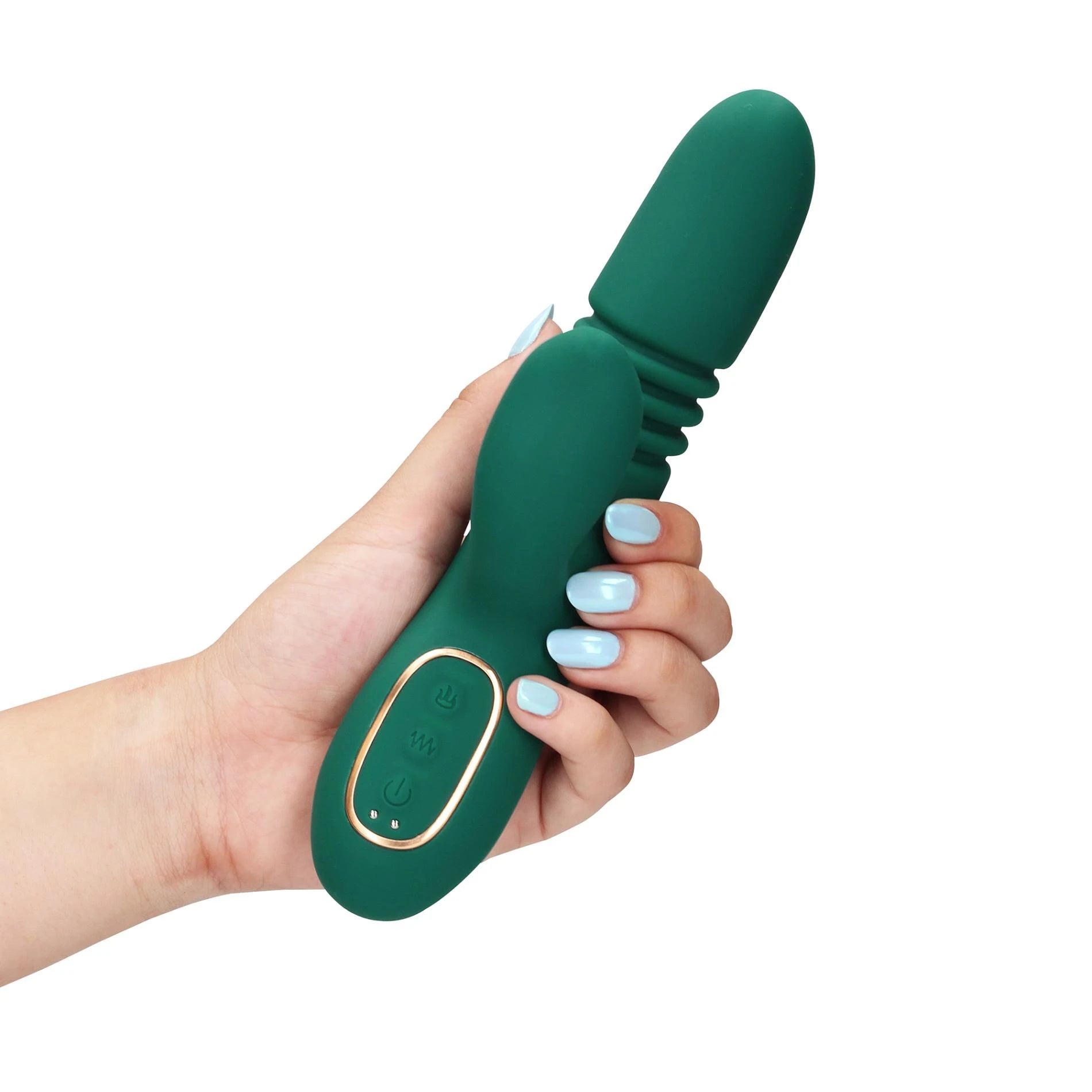 Thrusting and Warming Rabbit Vibrator - Ancient Sea