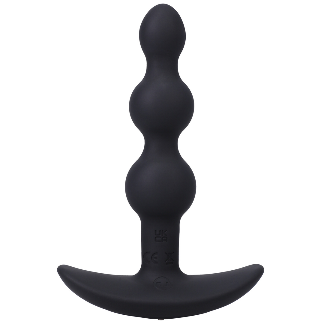Beaded Vibe - Plug anal en silicone avec télécommande