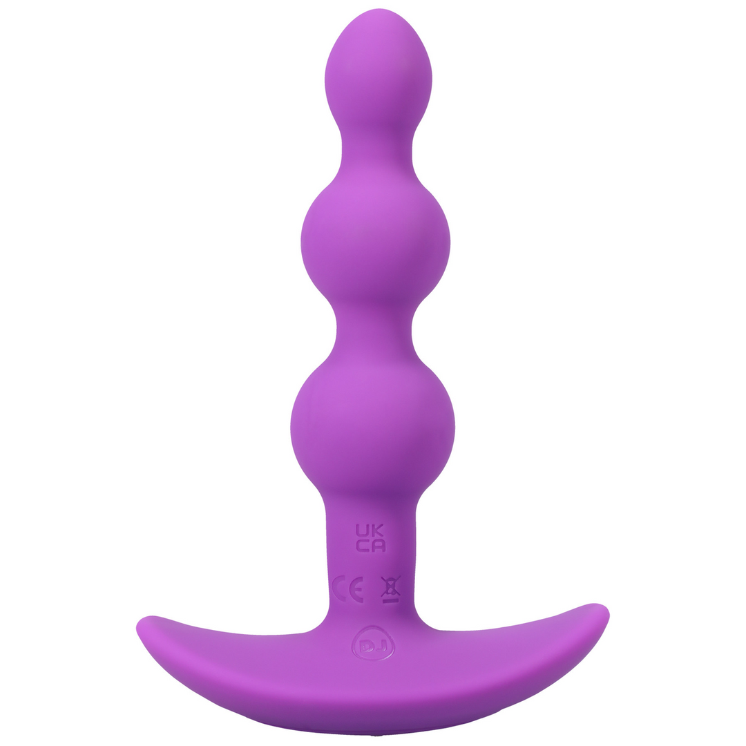 Beaded Vibe - Plug anal en silicone avec télécommande