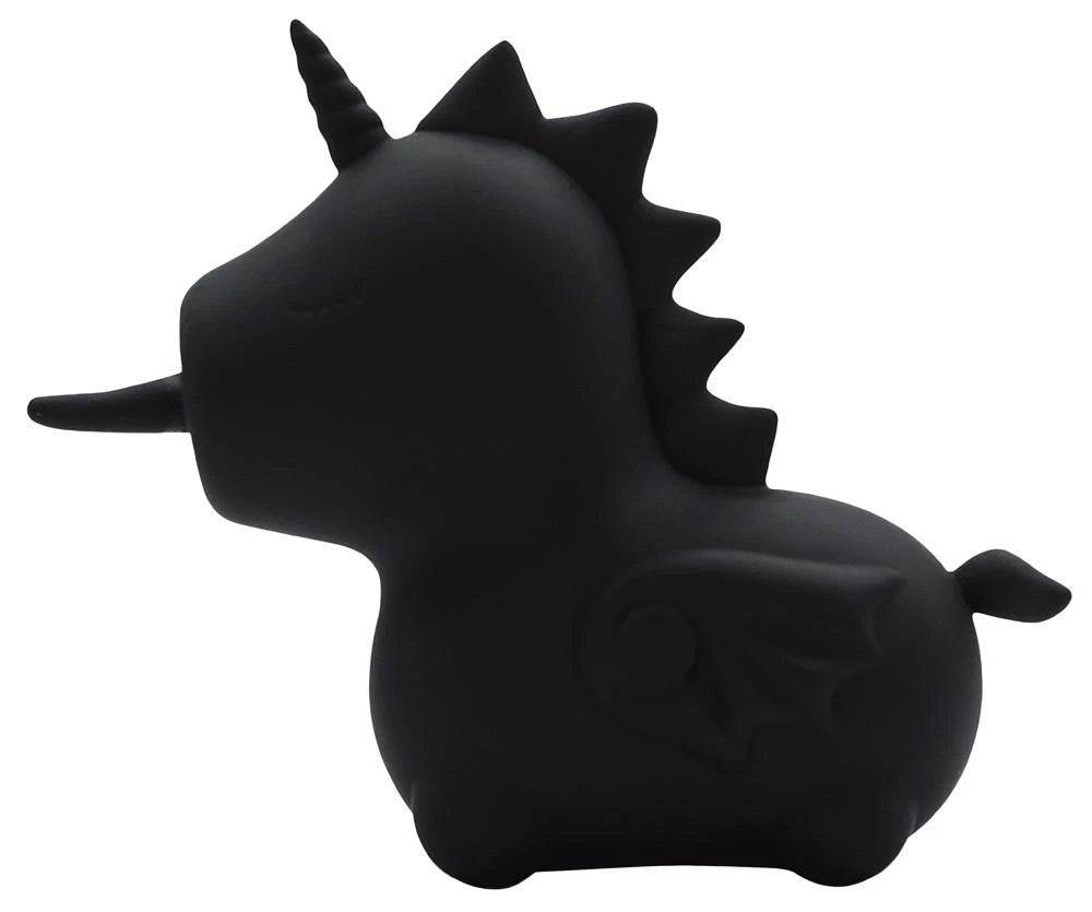 Stimolatore clitorideo Spirit 9 cm – ricaricabile, nero | Unihorn