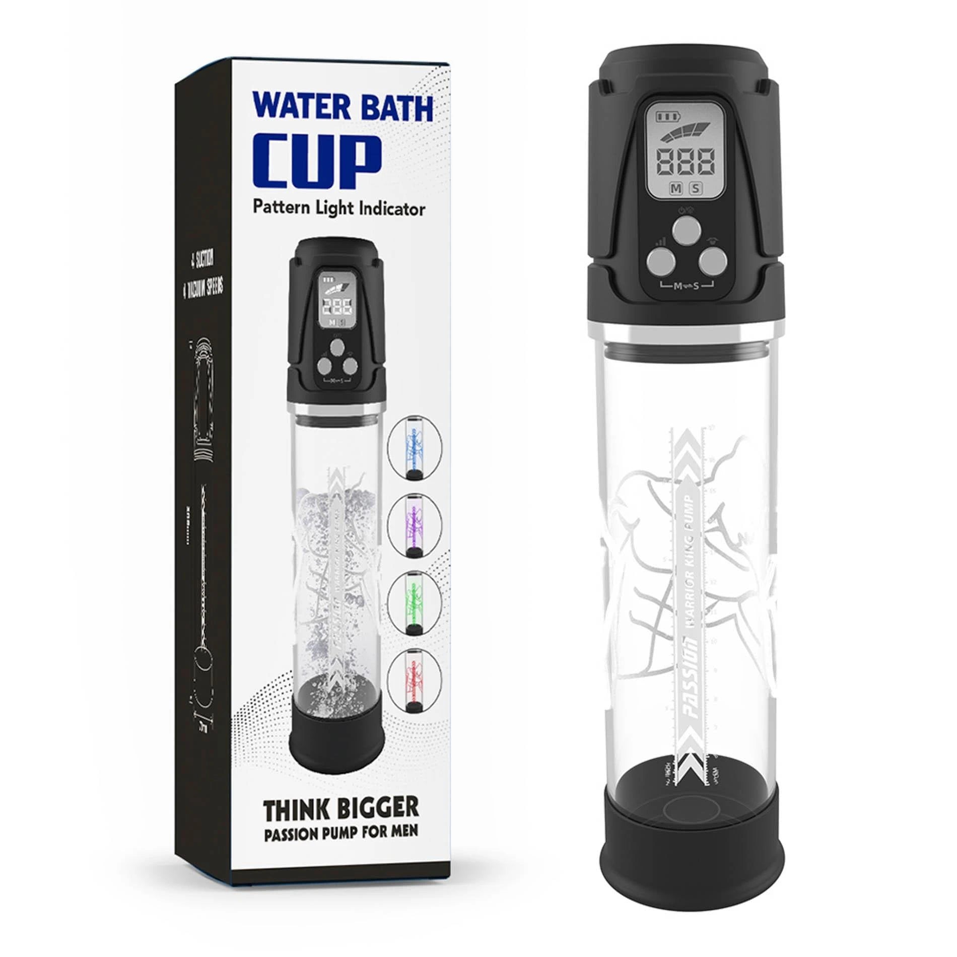 Pompka - POMPE DE PASSION, POMPE AUTOMATIQUE ÉTANCHE RECHARGEABLE PREMIUM, Témoin lumineux