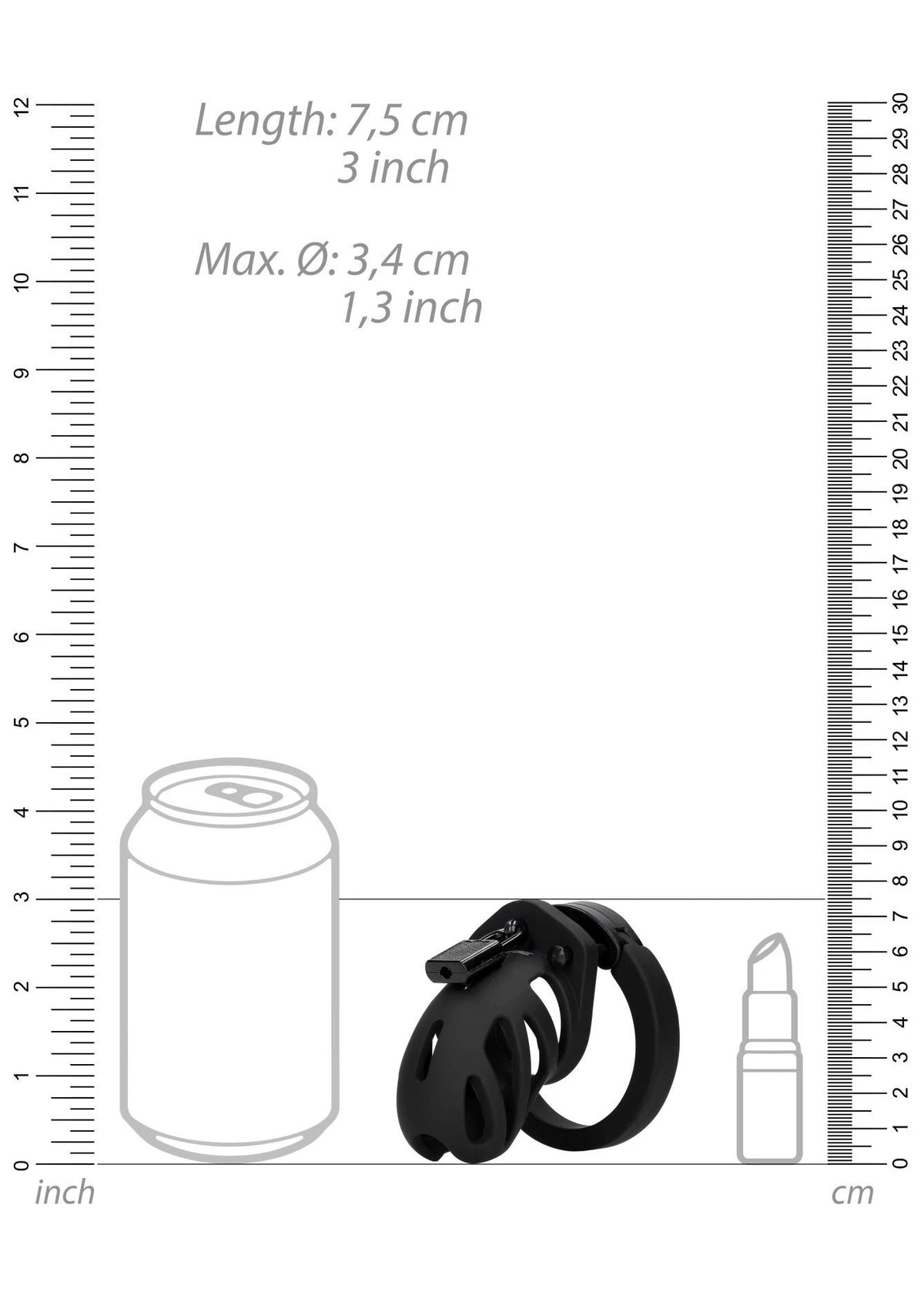 Chastity device Model 23 Cage – black | ManCage