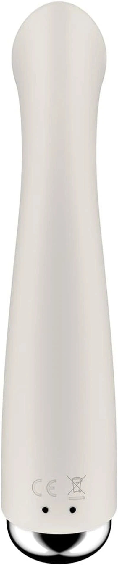 G-Punkt-Vibrator Spinning 16.53 cm – wiederaufladbar, weiß | Satisfyer