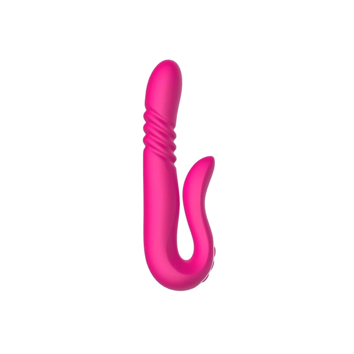 Vibromasseur rabbit Twirling Thruster 3 vitesses – rechargeable, chauffant, fuchsia | Favorites