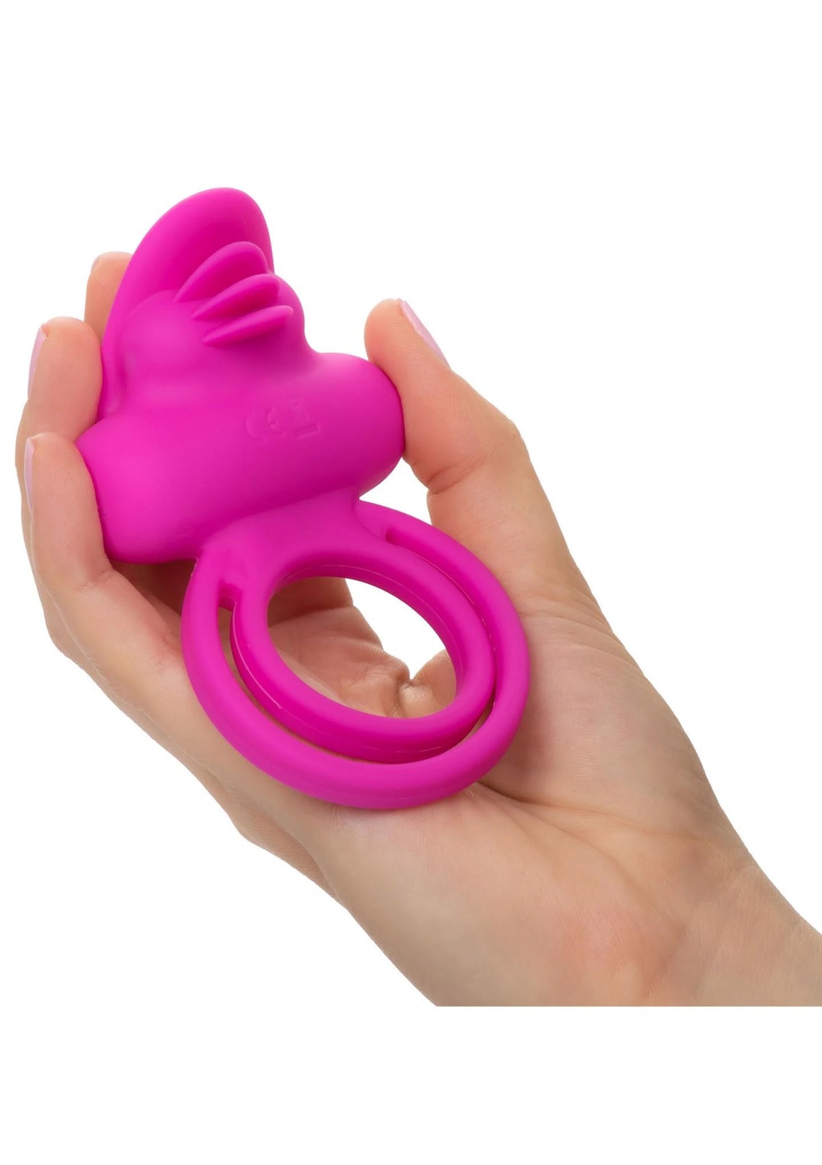 Klitoris-Stimulator Flicker Enhancer 7 Funktionen – mit Fernbedienung, doppelt, rosa | Calexotics