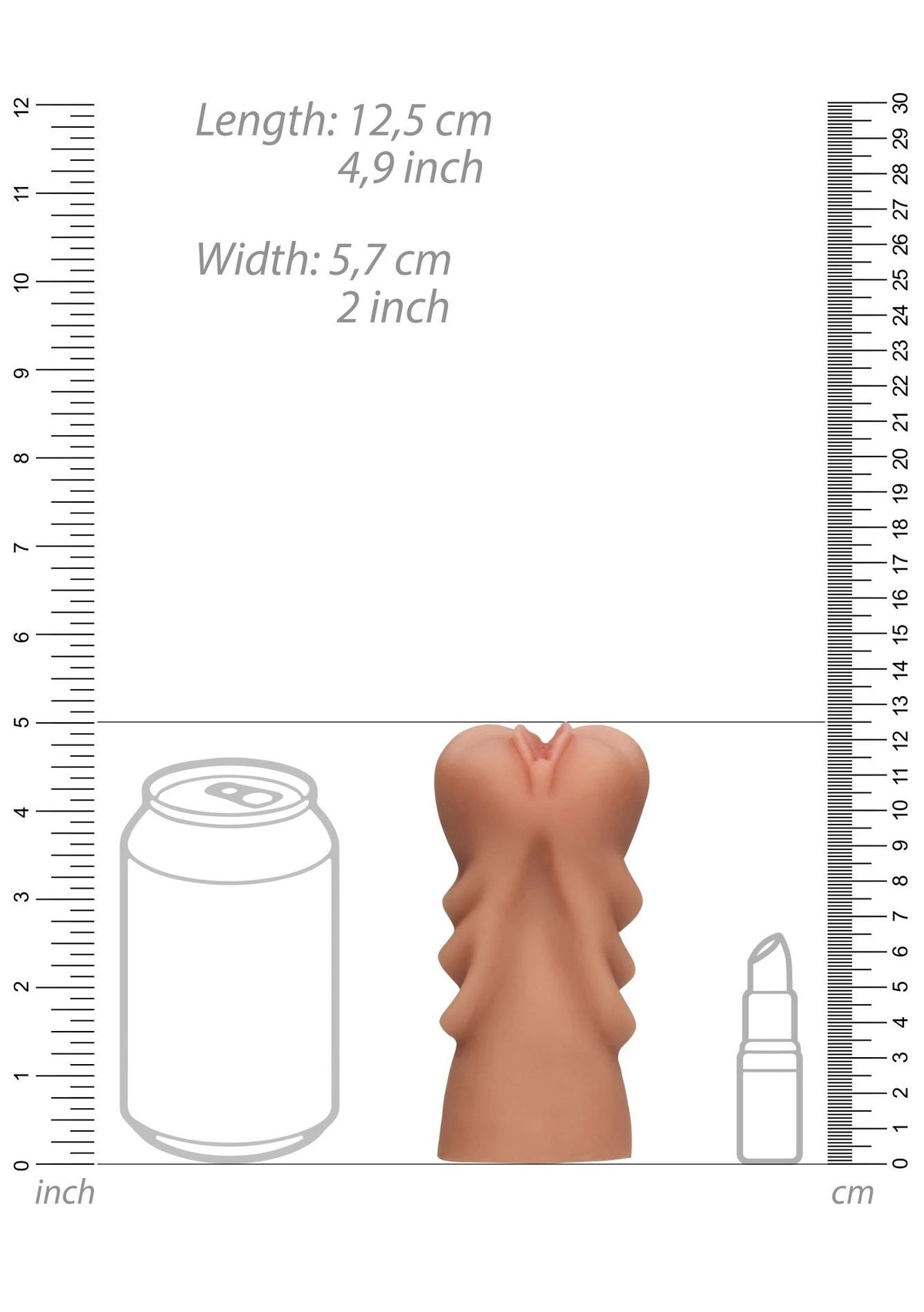 Masturbatore Police Officer 12.5 cm – tascabile, nude | S-Line