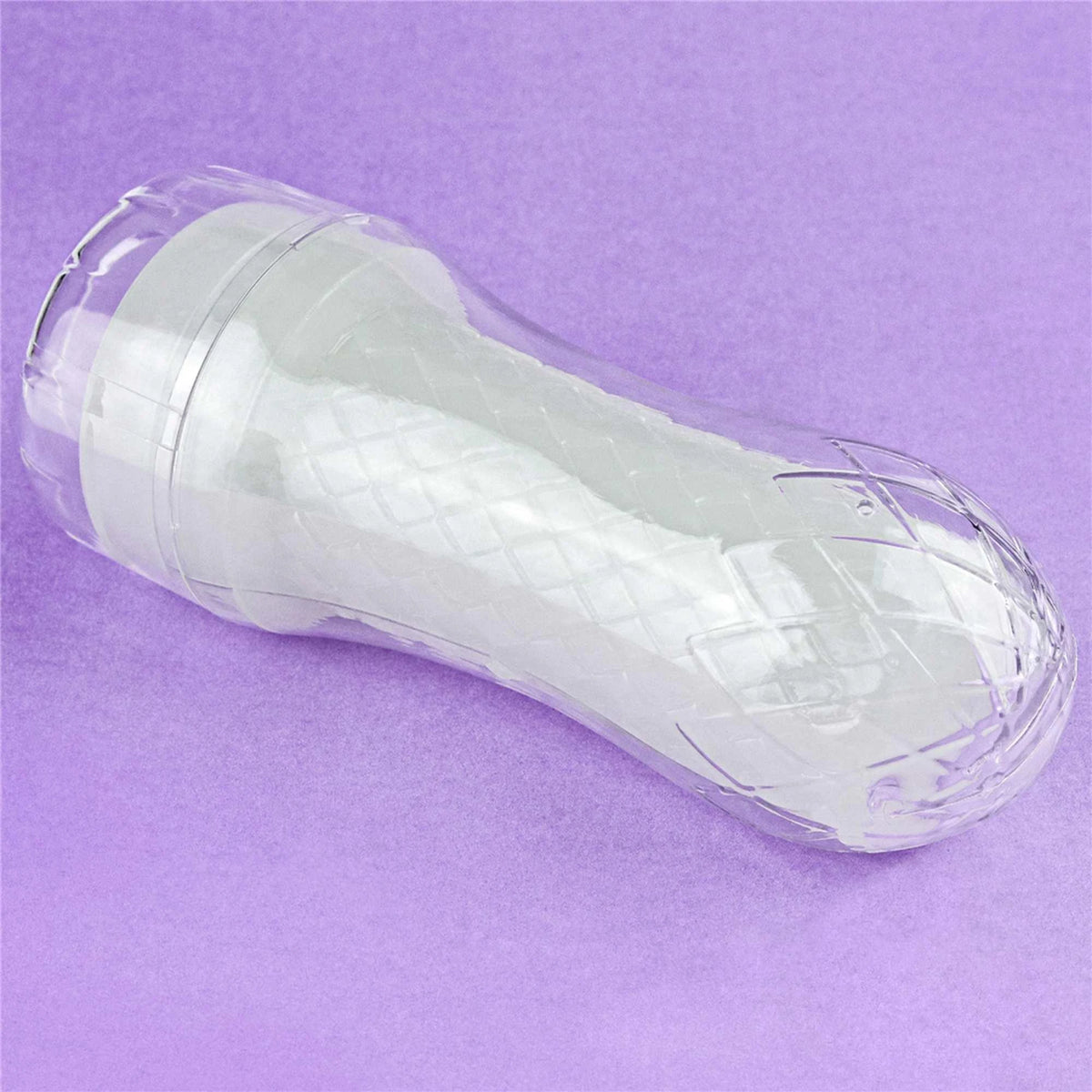 Maszturbátor Lumino Play Pocketed 20.5 cm – vibrációs, zsebméretű, átlátszó | Lovetoy