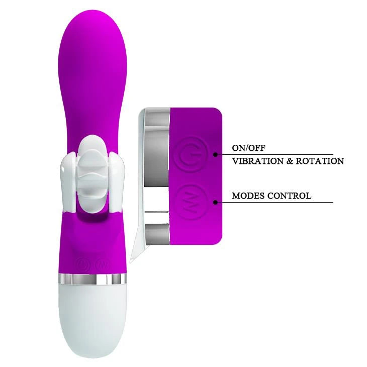 Vibromasseur point G Sheila 12 rotations 12 fonctions – rotatif | Pretty Love