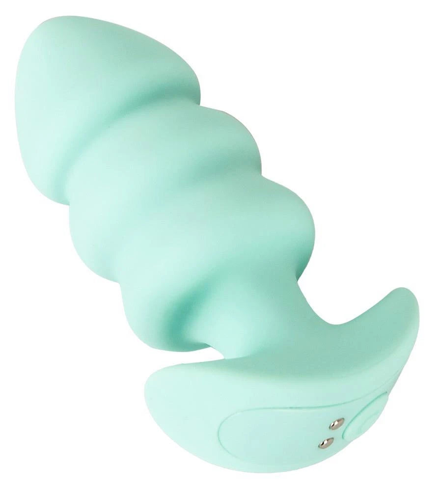 Plug anal 7 fonctions – vibrant, rechargeable, turquoise | Cuties