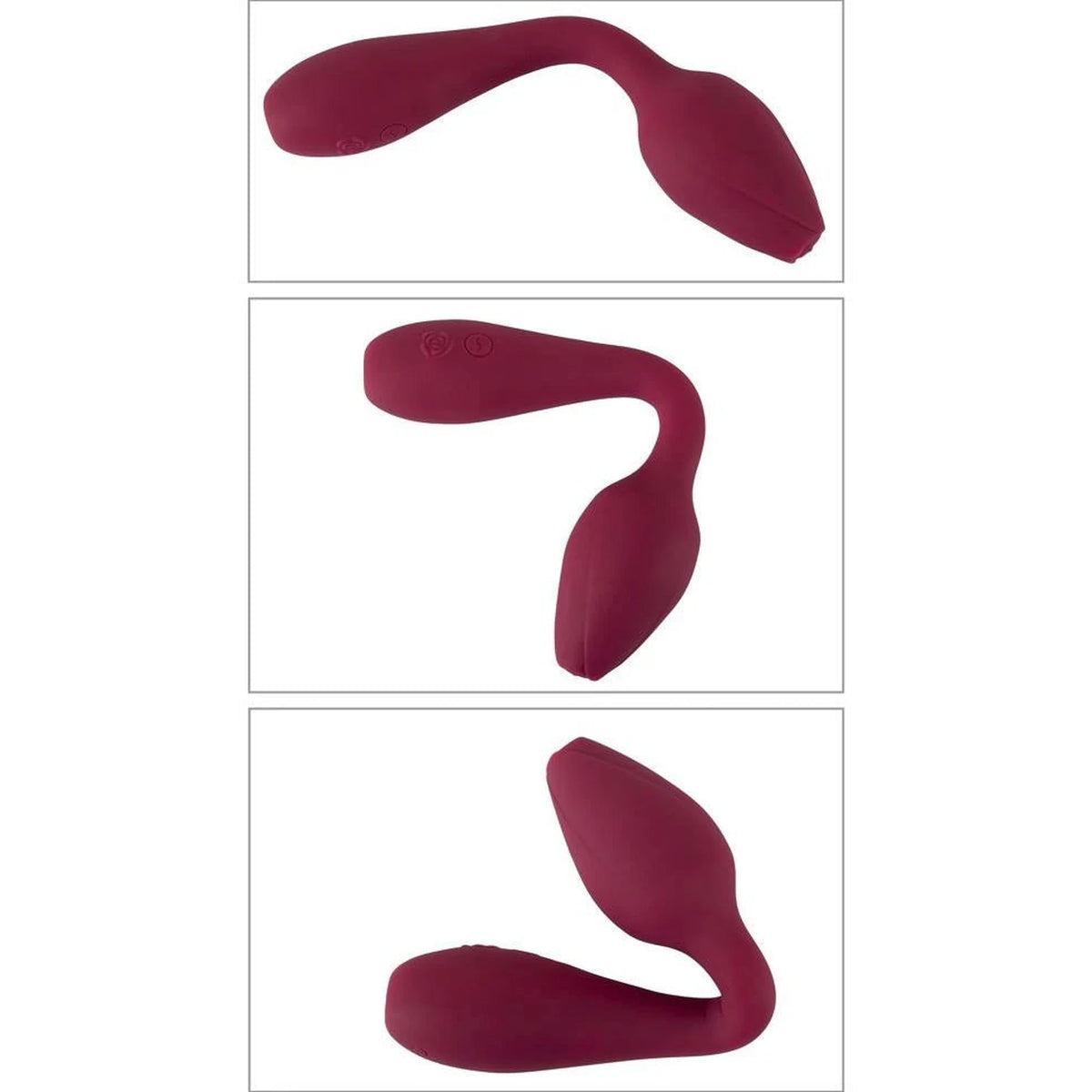 Vibratore punto G 20 cm – ricaricabile, rosso | Rosenrot