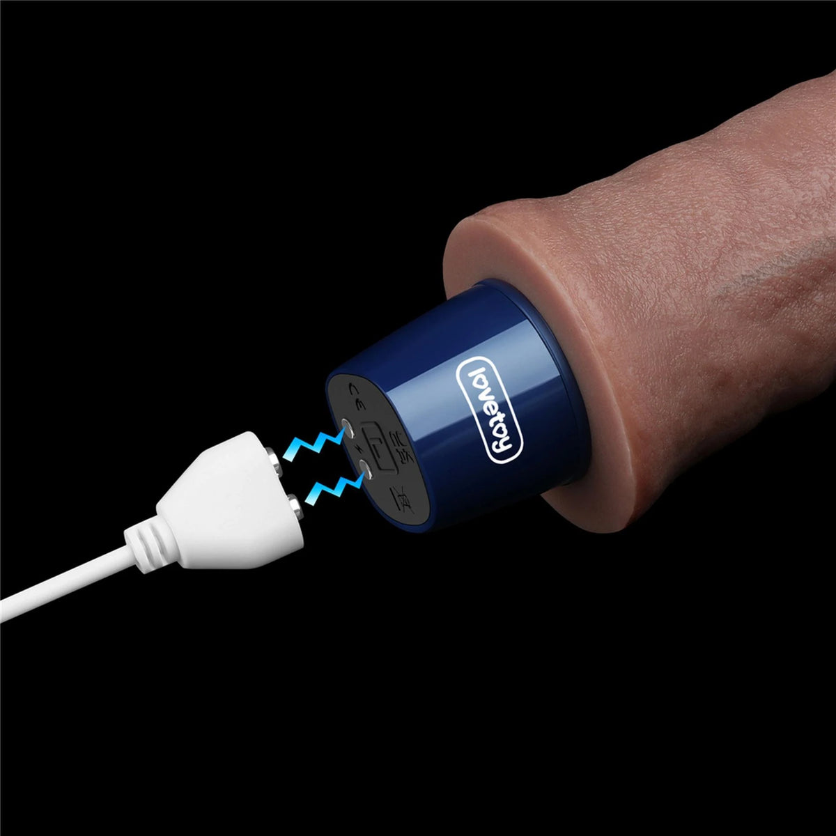 Gode Softee 24.5 cm – rechargeable, vibrant, nude | Lovetoy