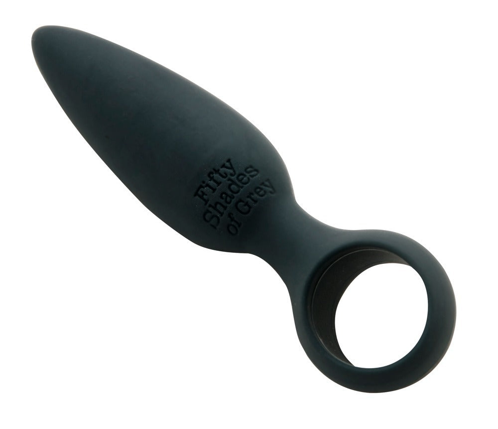 Plug anale Something Forbidden 10.8 cm – grigio | Fifty Shades of Grey