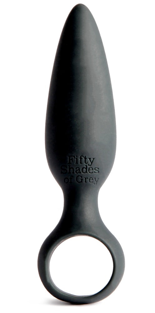 Plug anale Something Forbidden 10.8 cm – grigio | Fifty Shades of Grey