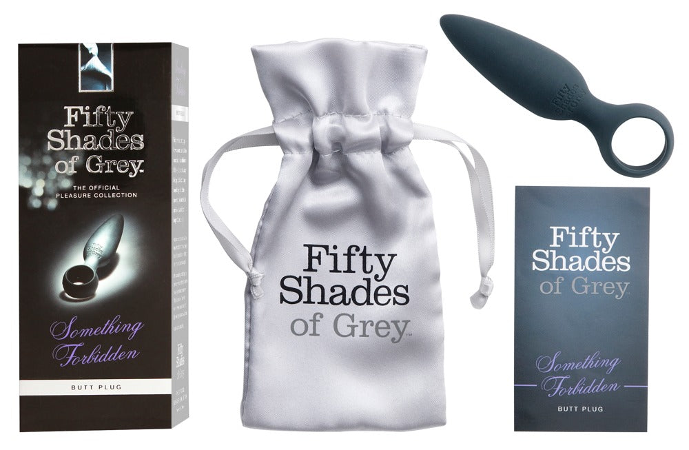 Plug anale Something Forbidden 10.8 cm – grigio | Fifty Shades of Grey
