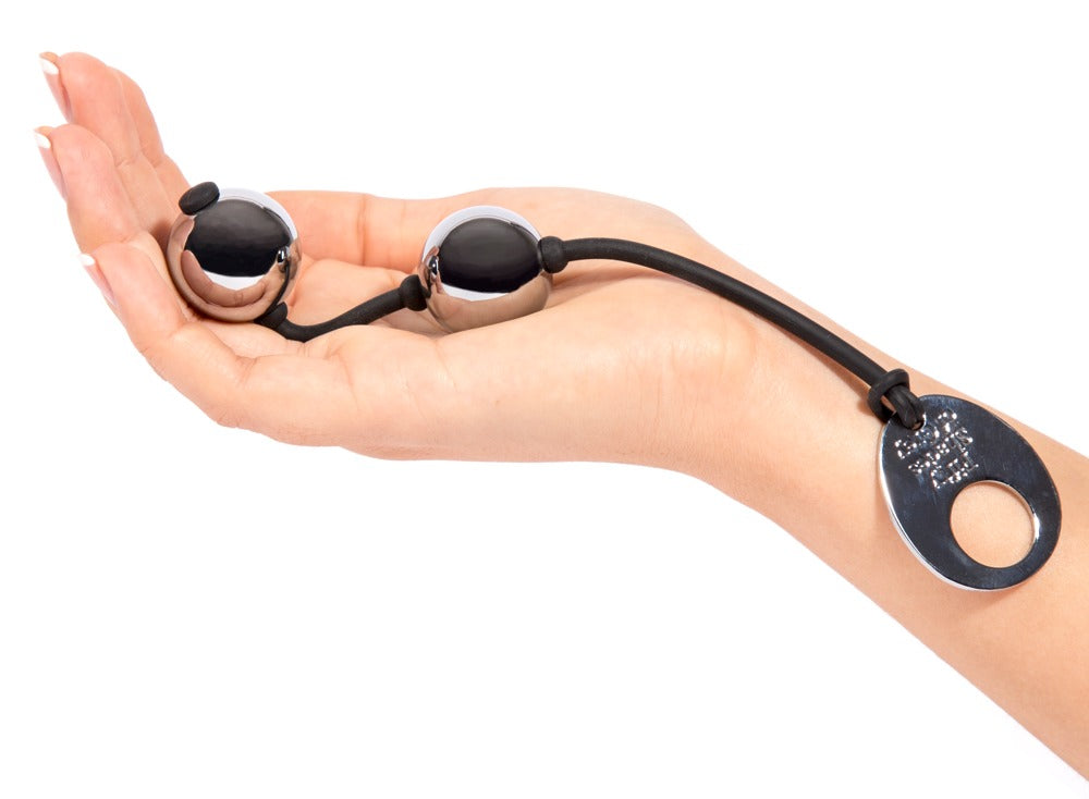 Palline vaginali Inner Goddess – argento 21.6 cm | Fifty Shades of Grey