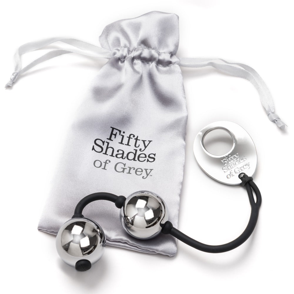 Palline vaginali Inner Goddess – argento 21.6 cm | Fifty Shades of Grey