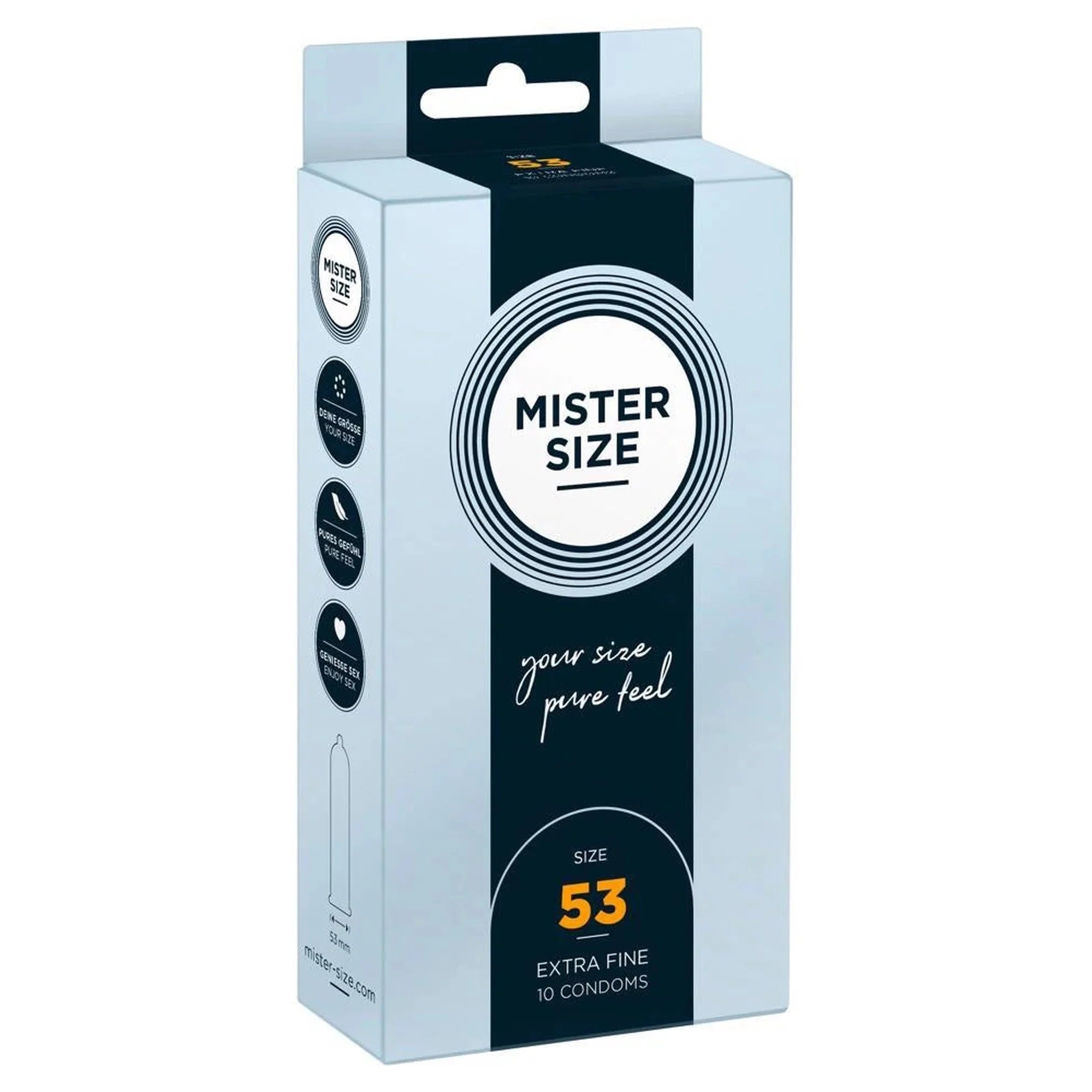 Mister Size 53 mm lot de 10