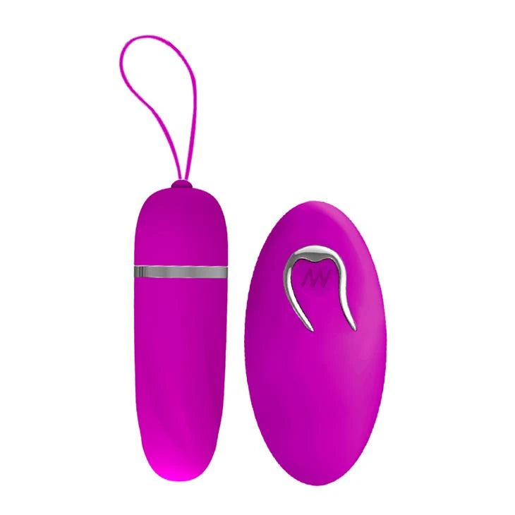 Ovo vibratório Debby 12 funções – com controlo remoto, fúcsia | Pretty Love