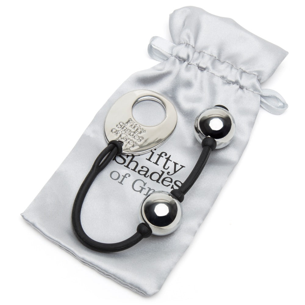 Palline vaginali Inner Goddess – argento 21.6 cm | Fifty Shades of Grey