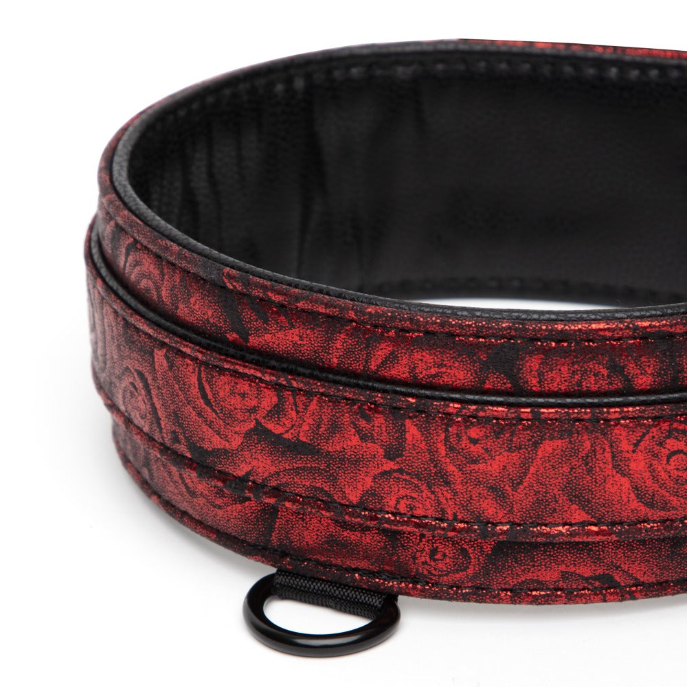 Amarra bondage Anticipation Collar and Lead – vermelha | Fifty Shades of Grey