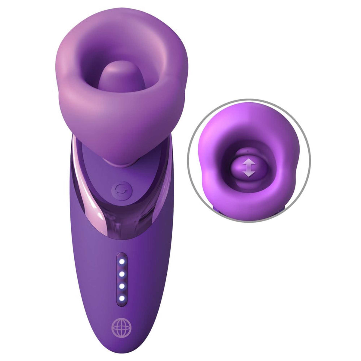 Stimolatore clitorideo Sucker 17.8 cm – viola | Fantasy For Her
