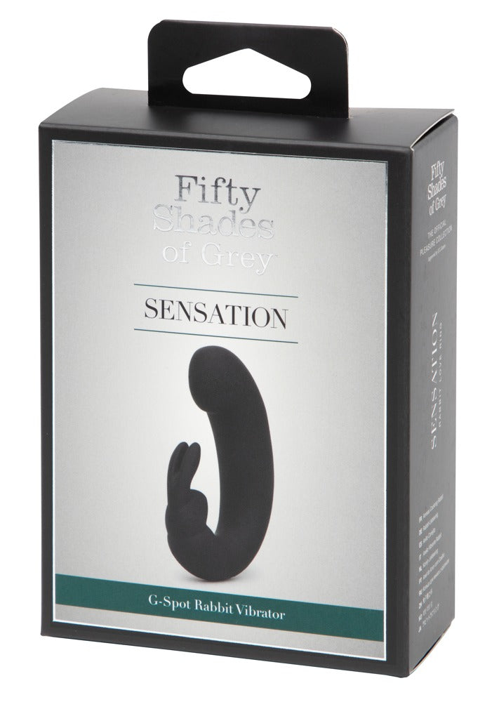 Rabbit vibrátor Sensation 20 funkció – fekete | Fifty Shades of Grey