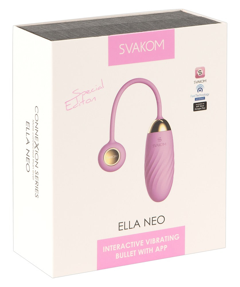 Vibro-Ei Ella Neo 21 cm – App-gesteuert, rosa | SVAKOM