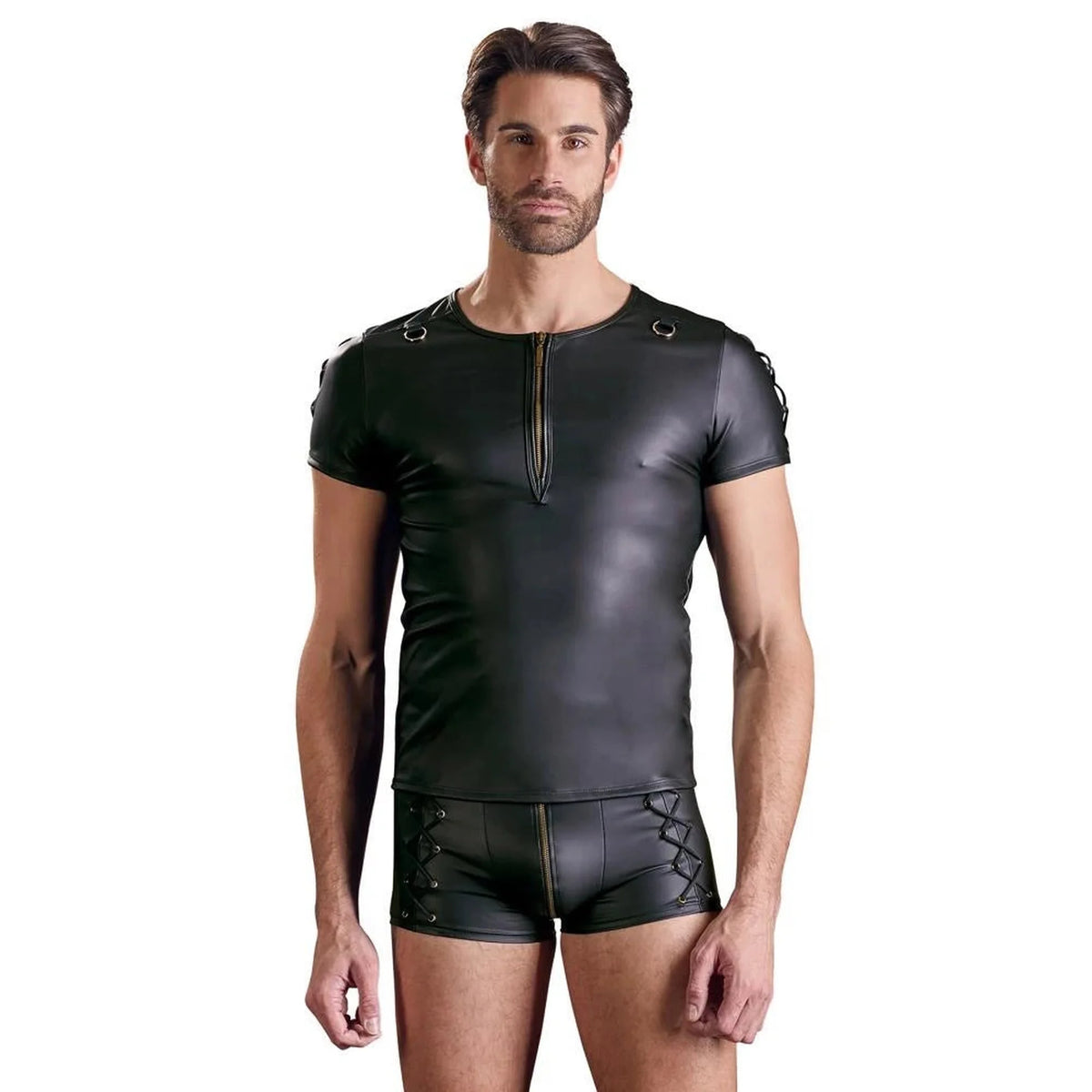 Calças de homem Pants – preta 21325241711 | NEK