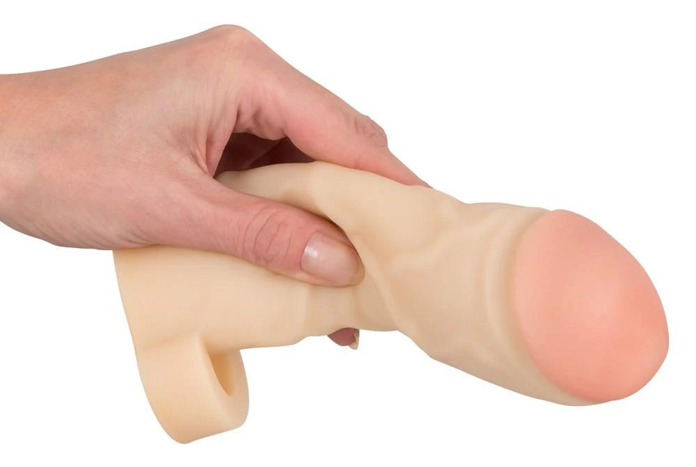 Penis sleeve Thicker Bigger 17 cm – nude