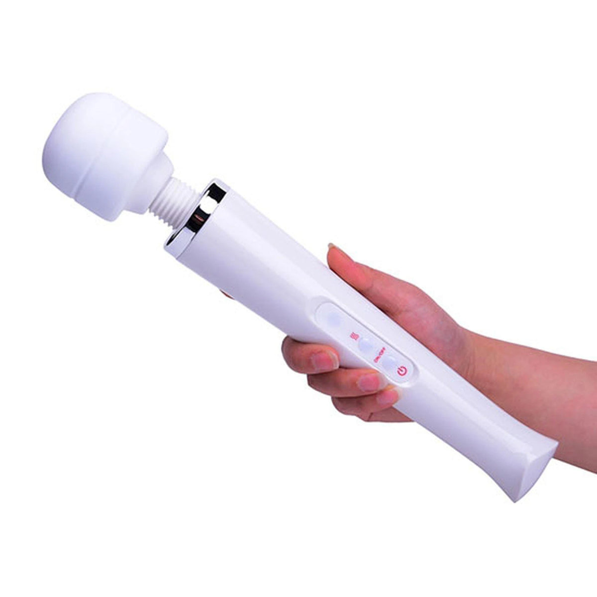 Massajador wand Magic 10 funções – recarregável, branco | Favorites