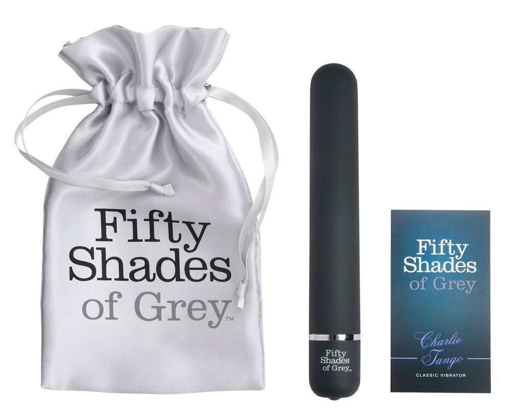 Vibrador clásico Charlie Tango 4 funciones – negro | Fifty Shades of Grey