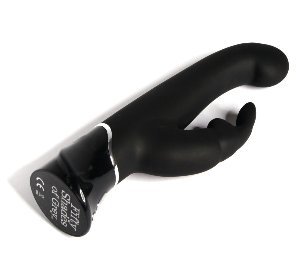 Vibratore rabbit Greedy Girl 9 funzioni – nero | Fifty Shades of Grey