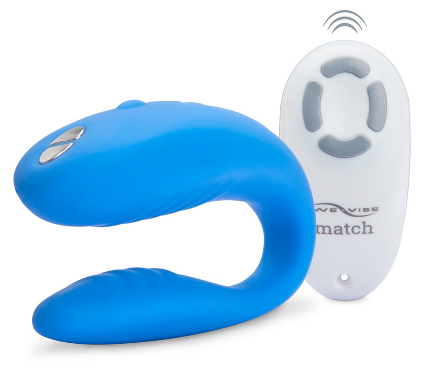 Vibrador clássico Couple's 10 funções – com controlo remoto, azul | We-Vibe