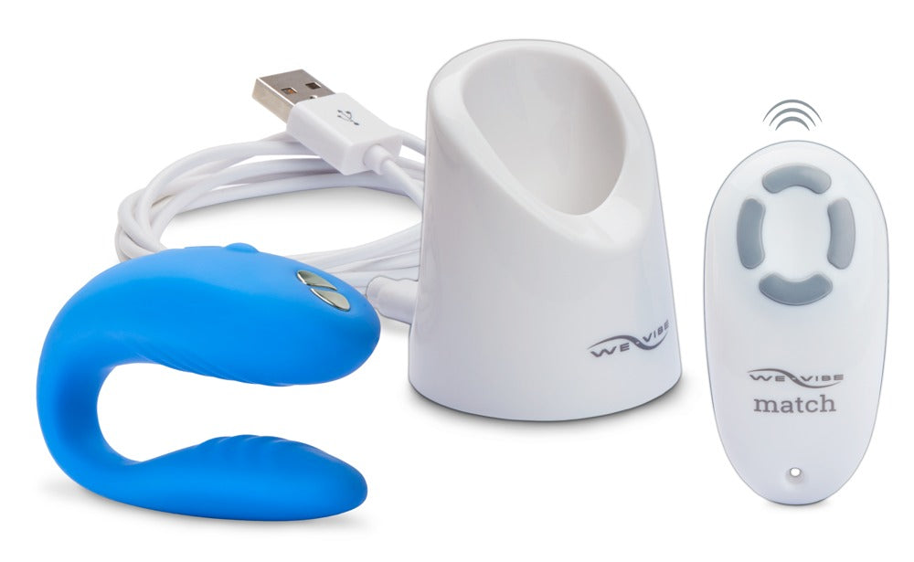 Vibratore classico Couple's 10 funzioni – con telecomando, blu | We-Vibe