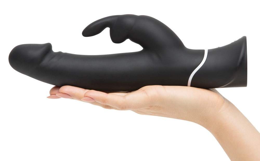 Vibratore rabbit 25.5 cm – nero | happyrabbit