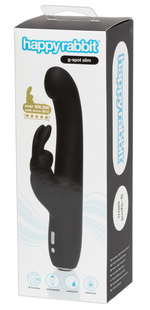 G-Punkt-Vibrator 24 cm – schwarz | happyrabbit