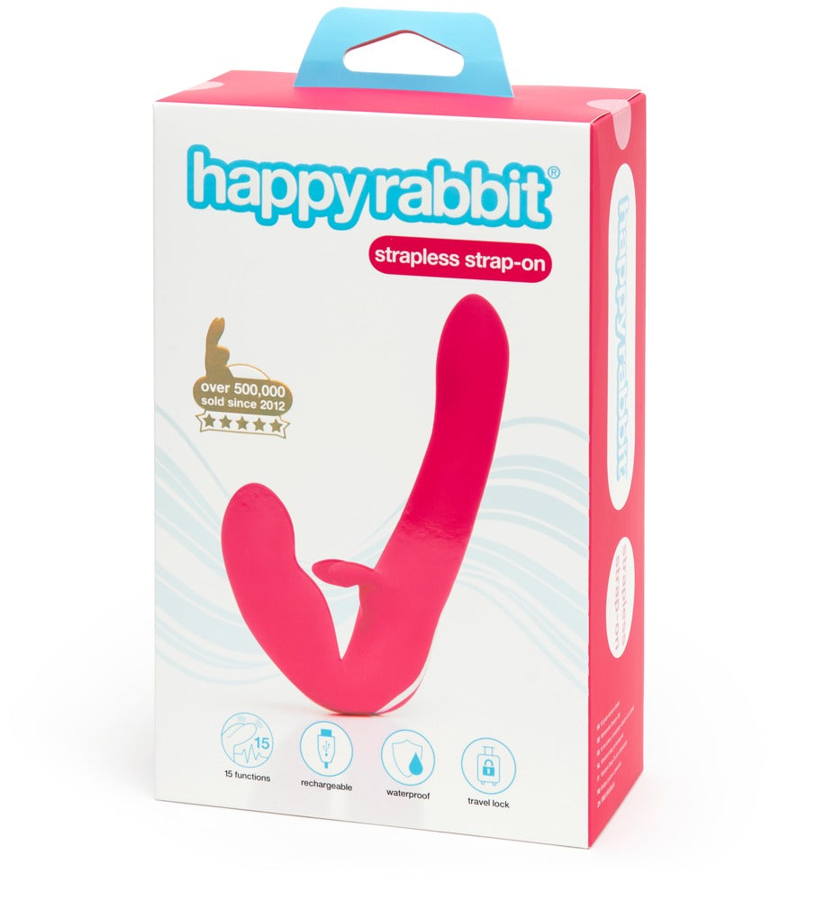Strap-on Strapless 12 Funktionen – rosa | happyrabbit