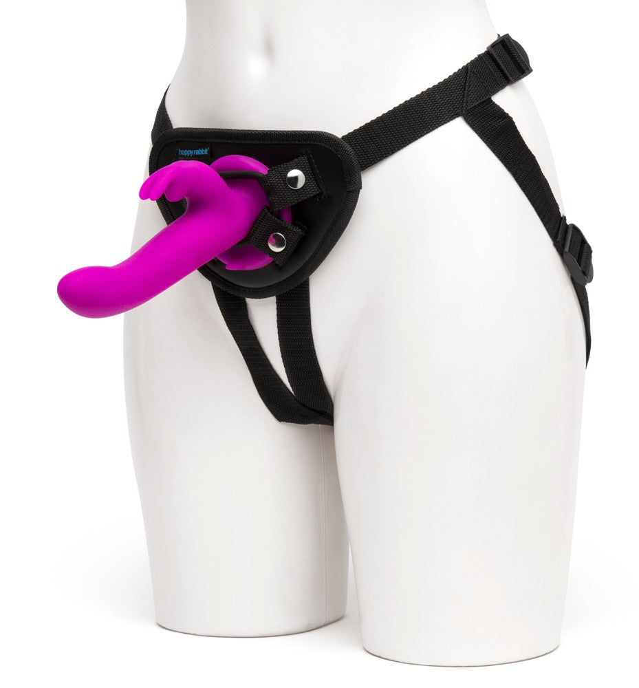 Arnés strap-on 12 funciones – morado | happyrabbit